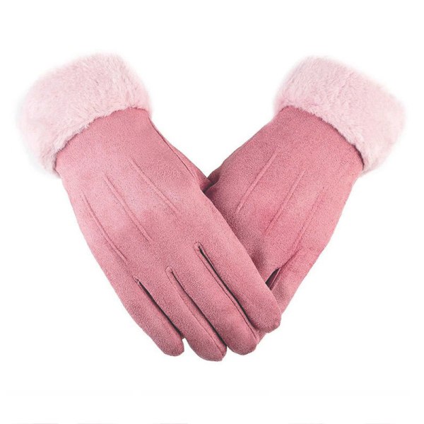 2 paria lämpimiä aikuisille tarkoitettuja plushista itse lämpeneviä syksy- ja talvikäsineitä