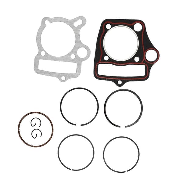 110cc Cylinder Stempel Reparationssæt Kraftig 52.4mm Boring Cylinder Topstykke Ventil Reparationspakning Sæt til 110 CD110