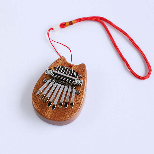 Sæt af 3 Kalimba Tommel Klaverer, 8 Taster Mbira Finger Klaver Bærbar