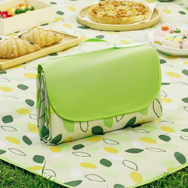 Vattentät Picknickfilt 100x150 CM Extra Stor Vattentät Sandtät Campingmatta för Trädgårdspark Resor (Röd)