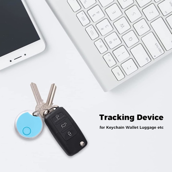##/4-pakks Smart Bluetooth-sporingenhet & Bluetooth-nøkkel finner – Nøkkellokaliserer##/