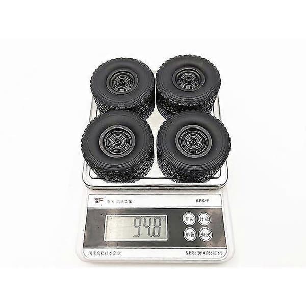 4 st/set HengLong WPL C34 Fyrhjulsdrift FJ40 Cruiser RC Bildelar Hjul Däck