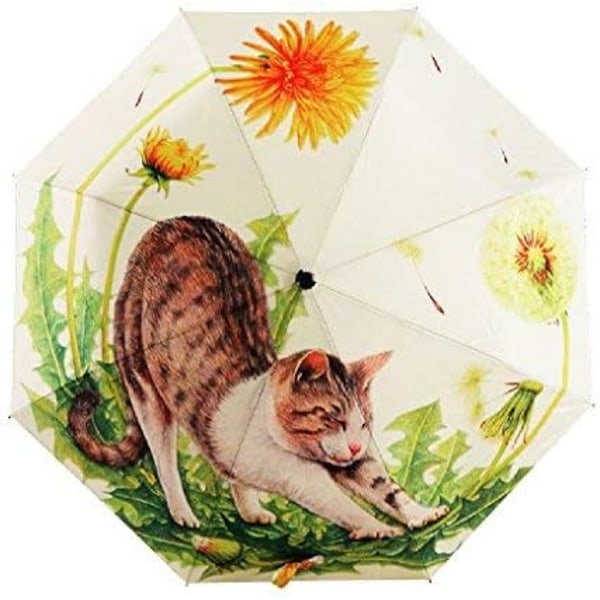 ##/Fällbart Kattparasoll Kvalitetsdesign Kreativ Konst UV-skydd##/