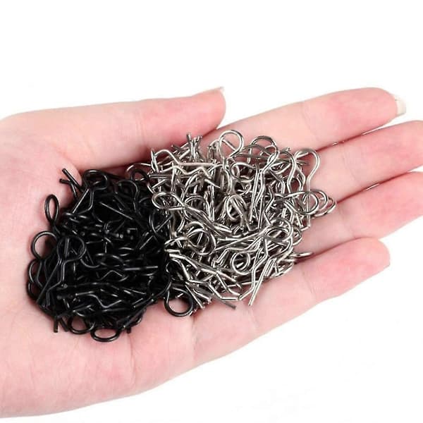 120st Bil R-clips För 1/10 1/12 TAMIYA wltoys HSP RC Bilskal Kaross