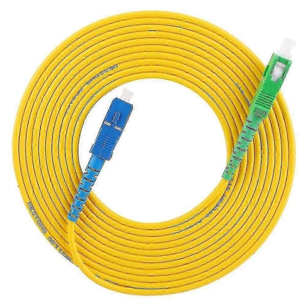 Optisk fiber, fiberjumper 20 m optisk kabel patchledning fiber patchledning miljøvenlige materialer