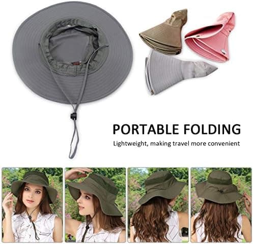 Unisex Foldbar Solhatt UPF 52+ Anti-UV Ferie Fjellklatring