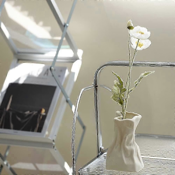 Keramisk vas för blomsterarrangemang, vardagsrum & matbord