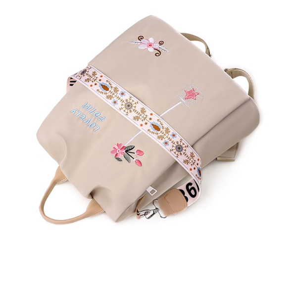 ##/Ryggsekk reiseveske for kvinner i khaki##/