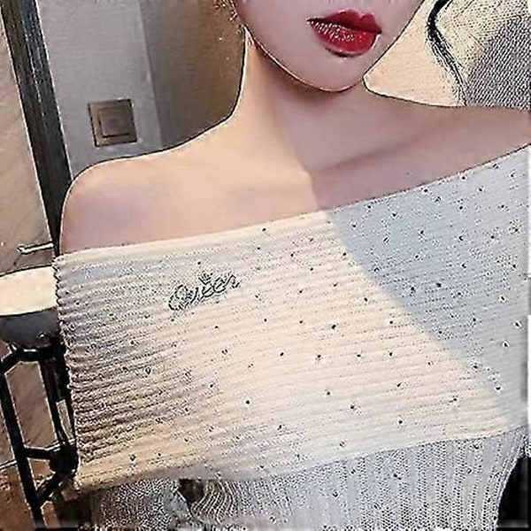 Skinnende Krystall Rhinestone Elegant Brosje for Kjole og Genser