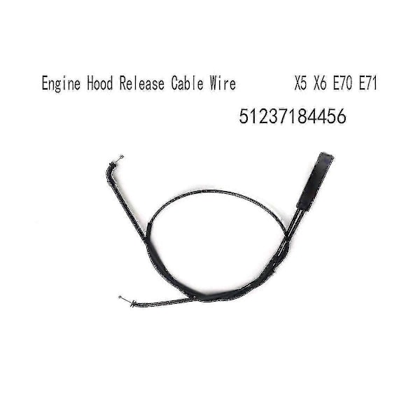 Ny Motorpanser Utløserkabel Wire For X5 X6 E70 E71 51237184456