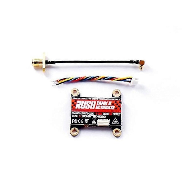 RUSH TANK II V2 Ultimate 5.8G 48CH Raceband PIT/25/200/500/800mW Omkopplingsbar 2-8S VTX FPV Sändare