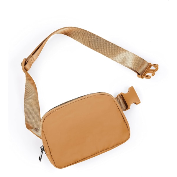 Unisex Mini Belteveske med Justerbar Stropp Liten Midjepose for