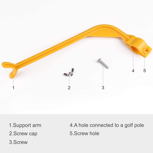 Blå golf arm korrektion