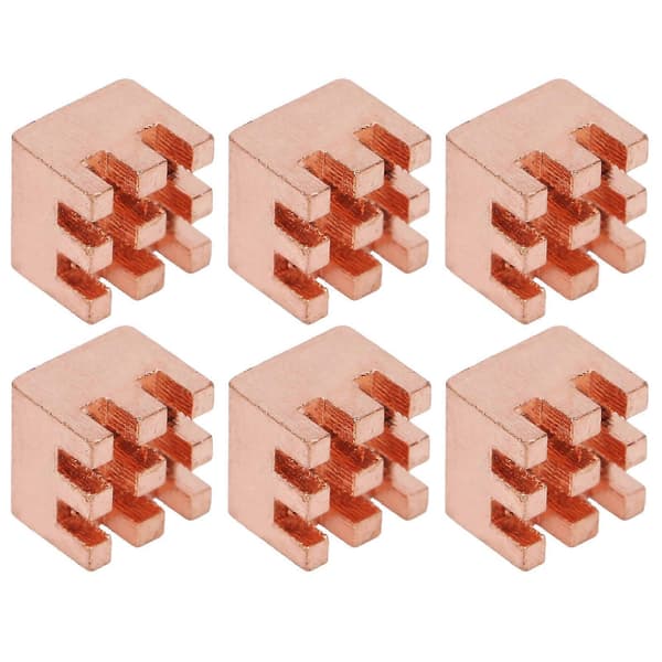 10 st Kylfläns Mässing Mini Radiatorplåt Elektroniska Komponenter Värmeavledningsenhet