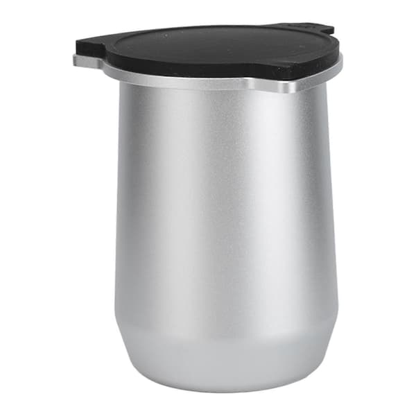 Doseringstratt i aluminiumlegering med silikondammskydd för Breville 8-serien kaffemaskin silver