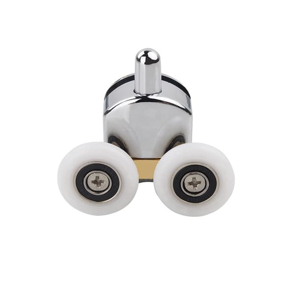 23mm Brusedørshjul Ruller Top og Bund (2-pak) Zink Legering