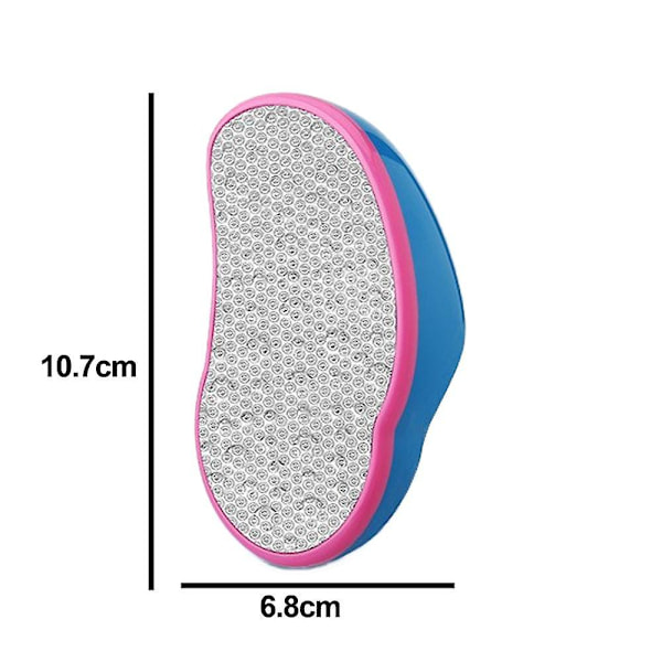 Nano-lasi jalkahiontakivet, helppokäyttöisellä takakuorella, kuolleen ihon ja kovettumien poistoon