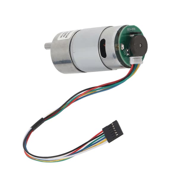 Stor Torsionsväxelmotor med Encoder 12/24V Effektvarvtalsreduceringsmotor (12V 200 RPM)