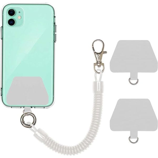 Telefon Spring-Snore (Klar 2 stk), Universal Tyverisikring Anti-Tabt
