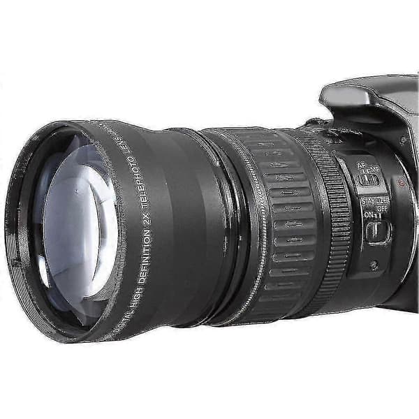 55mm 2X Teleobjektiivin telejatke 18-55mm objektiiville