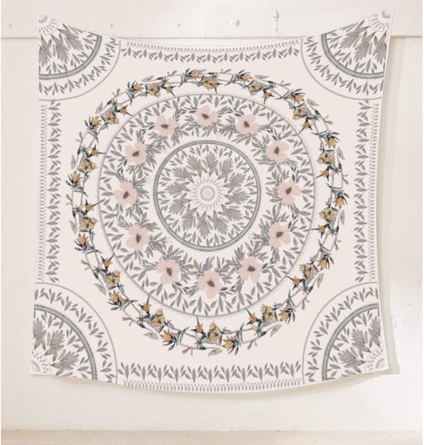 130x150cm Bohemsk Mandala Veggteppe for Naturdekor