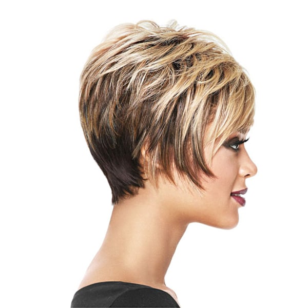 ##/Hårparikk av ekte hår (Lys blond)##/