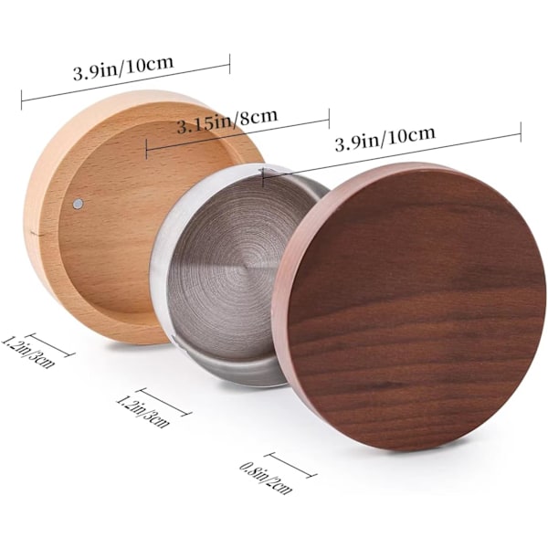 1 st - Original design utomhus askkopp, askkopp med stängt lock för