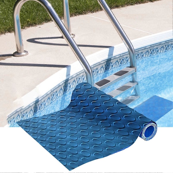 Poolstegsmatta Ultratjock Slitstark PVC Förtjockad Poolstege Skyddsmatta för Hemmet A
