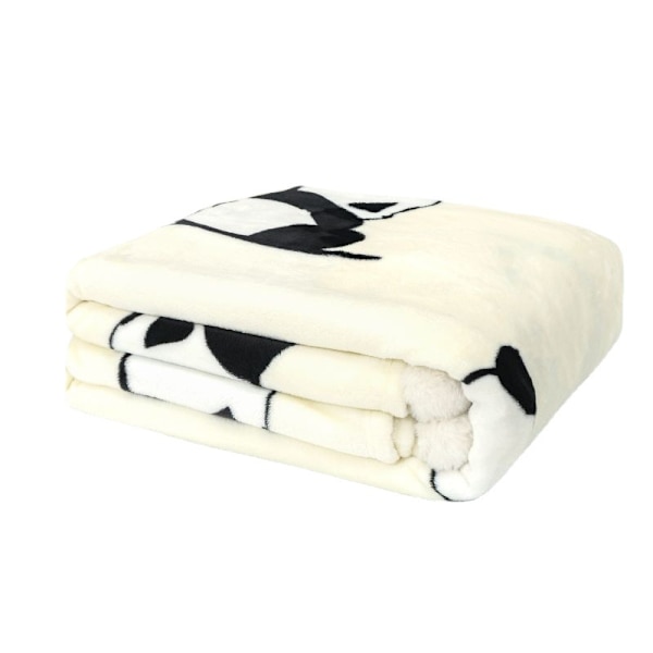 ##/Tegneserieteppe, dobbeltsidig flanellteppe, panda, 130*150cm##/