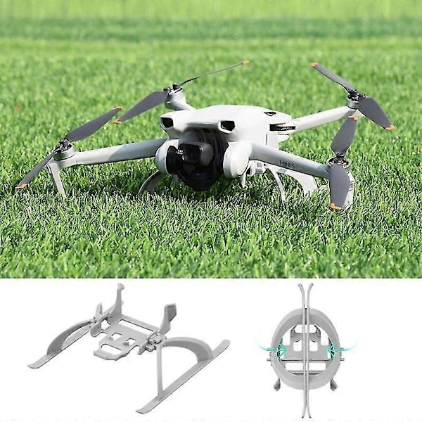 Vikbart landningsställ kompatibelt för Dji Mini 3 snabbkoppling stativ förhöjt benförlängningsfäste