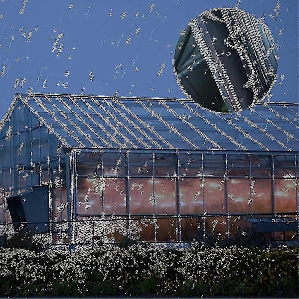 100 st Greenhouse-klämmor för glas, rostfritt stål Greenhouse-fönsterklämmor Glasrutor Fixeringsklämmor