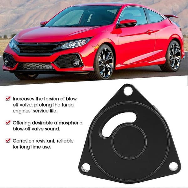 Bil Aluminium Legering Turbo Blow Off Ventil Plade Spacer BOV 1.5T Passer til Honda Civic 2015-2019