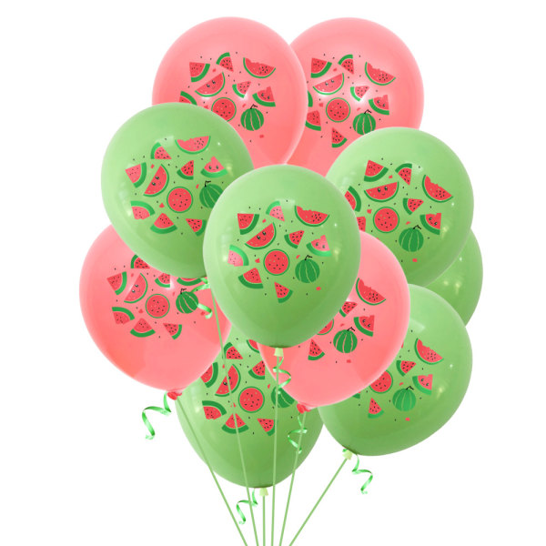 50 stk Vannmelon Festballonger En Melon Bursdagsfest Vannmelon