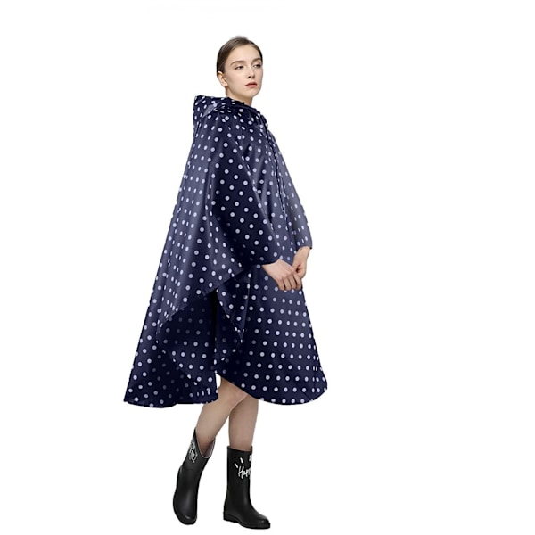 Regnfrakke Mode Unisex Regnponcho Åndbar Med Opbevaringspose