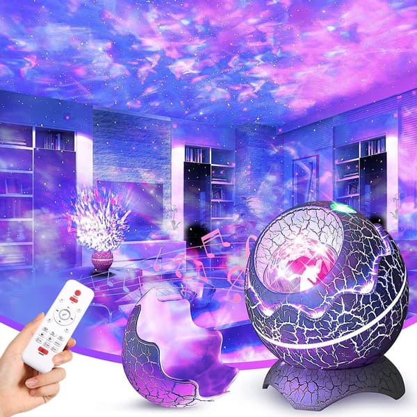 LED-projektor för himmel och stjärnor, galaxprojektor, planetarieprojektor
