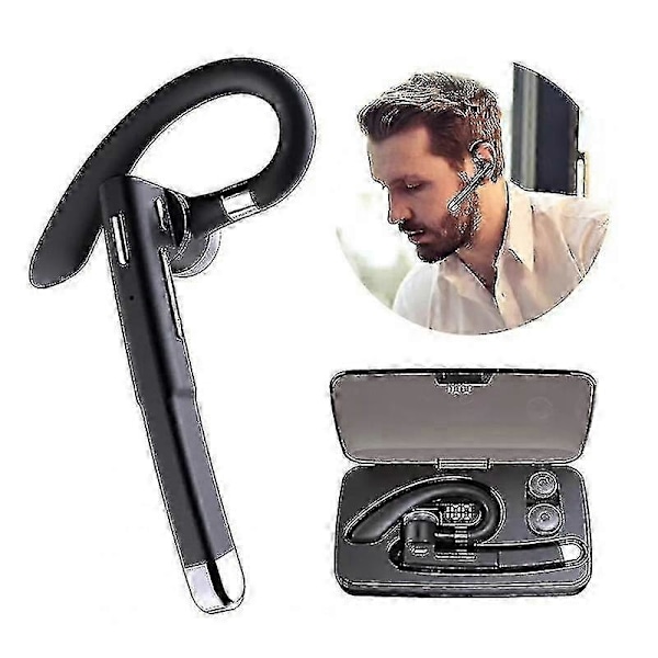 Vanntett Trådløst Bluetooth HiFi Headset med Batteridisplay