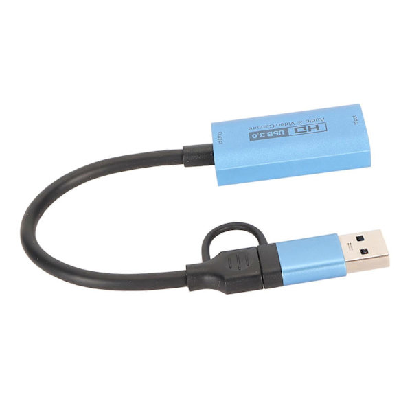 4K Audio Video Capture Card USB3.0 HD Multimedia Interface til USB C Video Capture Adapter til Gaming Live Streaming Z29C