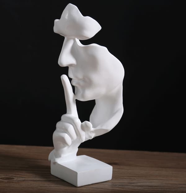 Moderne Skulptur Gull Abstrakt Kunst Figurer Stue Dekorasjon Par Gave Interiør Dekor Statue Gull Resin