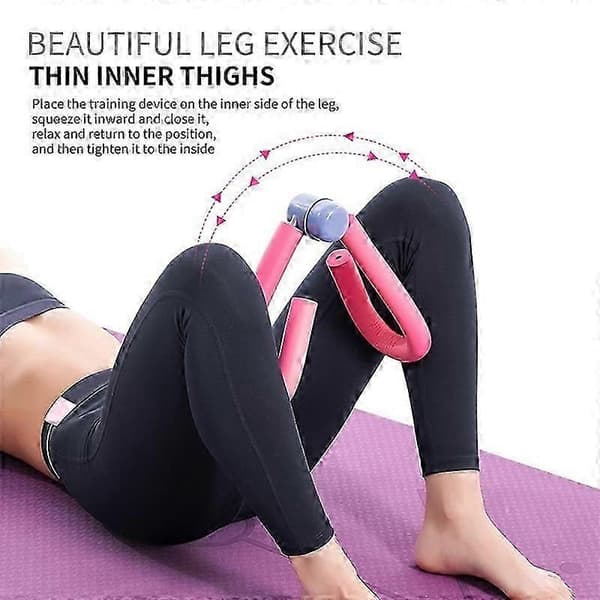Multifunksjonell Lår Master Trimmer Rumpe Bein Arm Bryst Toner Fitness Vekttap (Rosa)