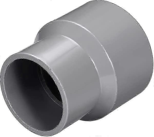63mm X 50mm PVC Rør Reduksjonskobling Muffekobling DWV Grå 2 stk