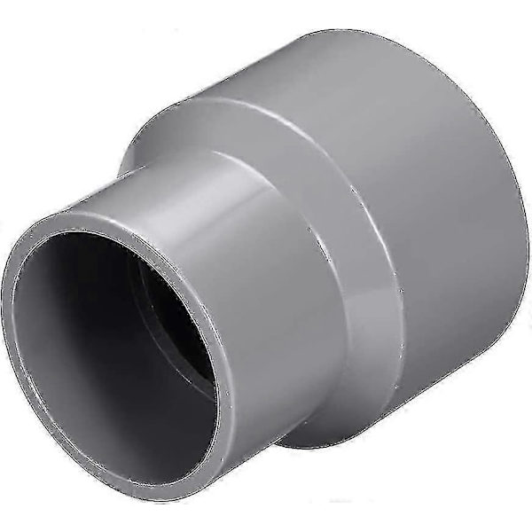 63mm X 50mm PVC Rörreducerare Koppling Nav Koppling DWV Grå 2st