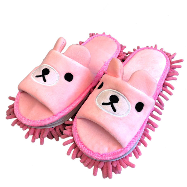 (Pink) Tøfler Gulvrensning Mop Tøfler Gulvrensning Tøfler