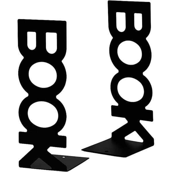 Bogstøtte, 2 Metal Bogstøtter Bogstøtter Bogreoler til Kontor
