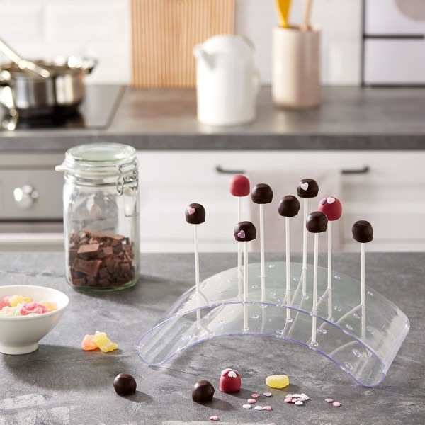 SDICPOPSTAND Søtt gjør det Akryl 29cm Cake Pop Stativ, Plast