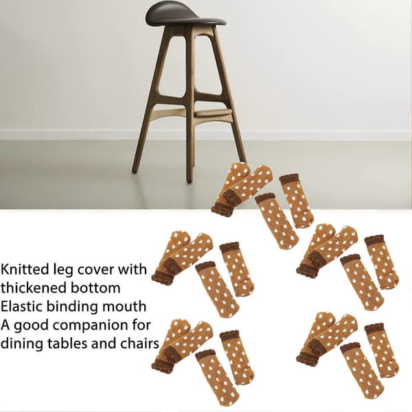 20 st Möbelskydd Ben Skydd Tyst Golvskyddsmatta Stolsbensskydd för Stol Bord Jacquard Typ 1