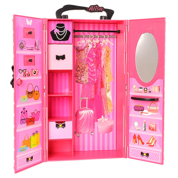 Kleskledd prinsessedukke rosa kleskledd rosa bærbar kleskledd