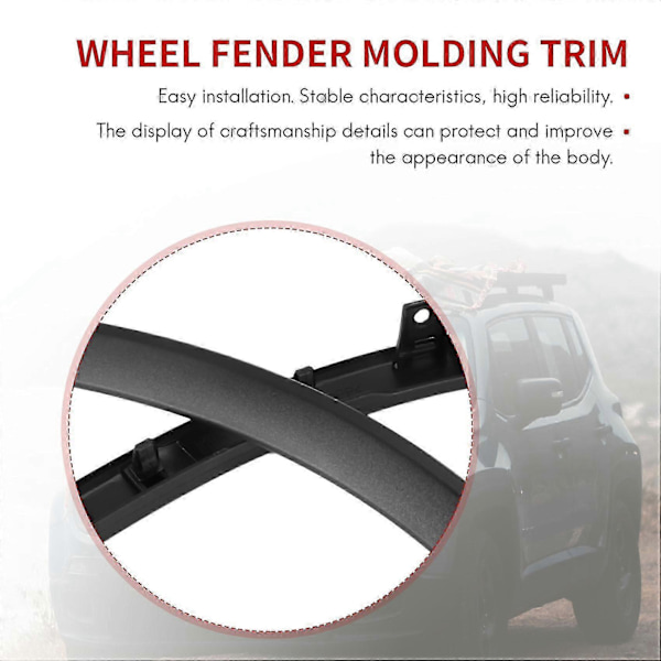 2 stk. Fremre Støtfanger Hjulskjerm List Trim for Honda CRV 2007-2011 71108-SWA-000 71103-SWA-000