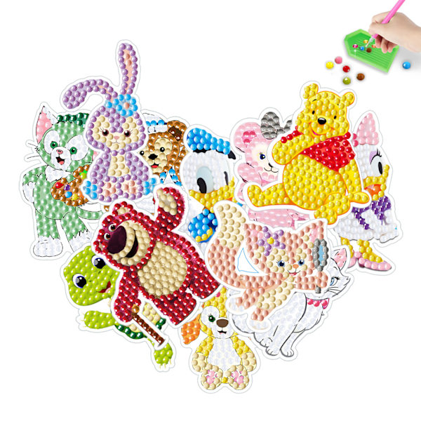 ##/5D Diamantmålning, Diamantmålning DIY-klistermärke Söta Björnar##/