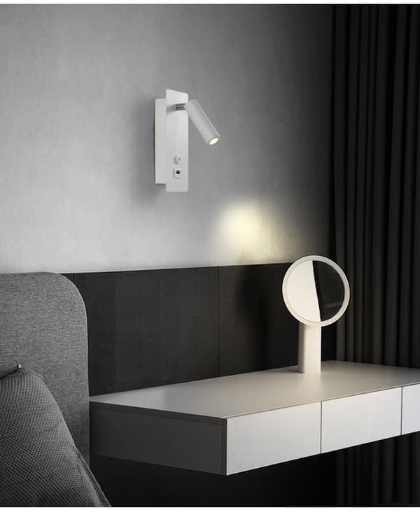 Vita 3000K Vägglampor Sovrum LED Vägglampa Inomhus Trappvägg