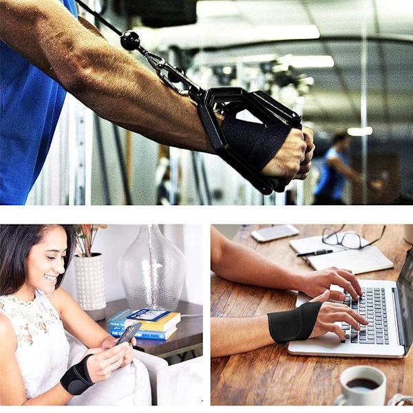 2 handledsbandage Wristband handledsstöd Sport handledsbandage handleds S
